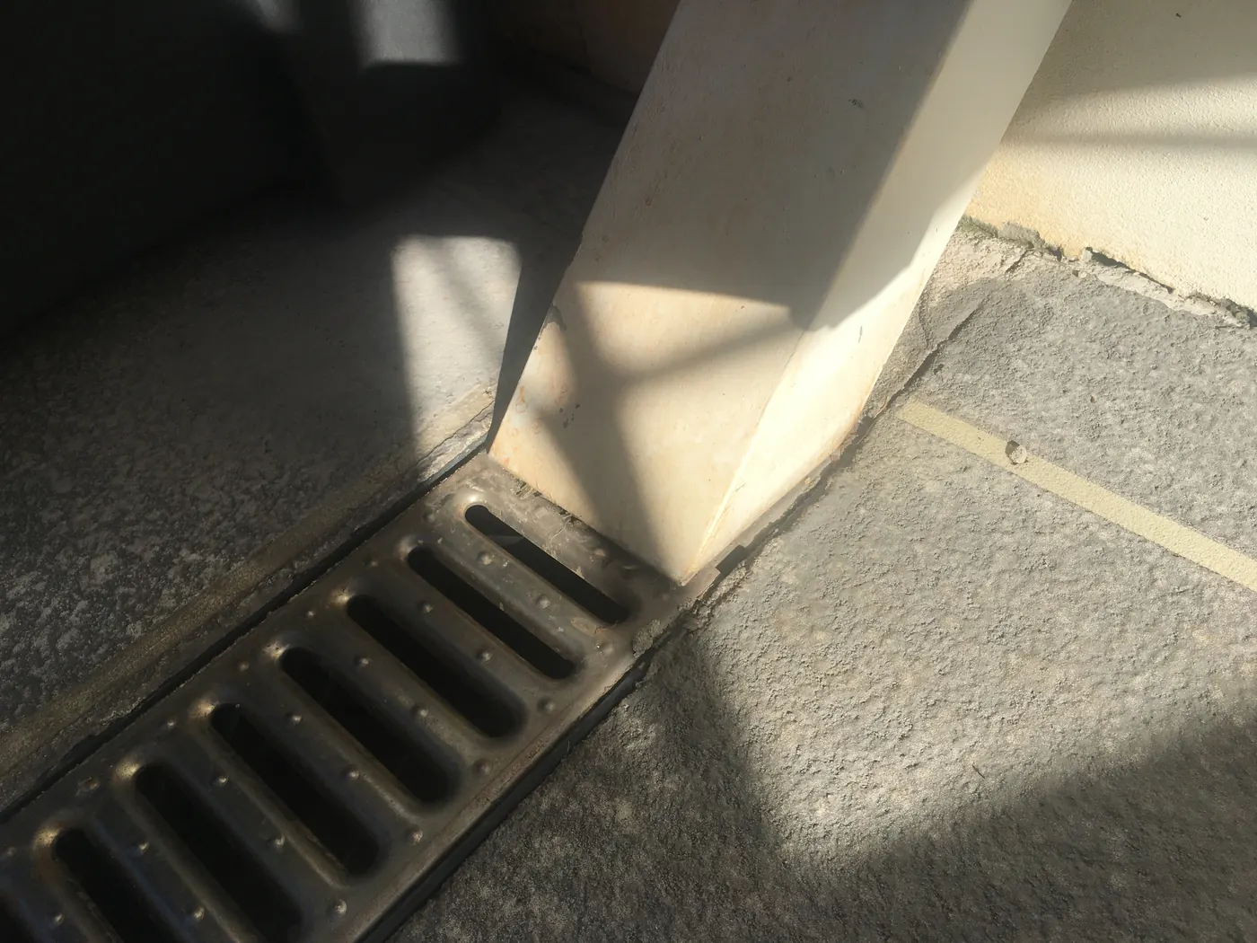 Channel grate stormwater drain cleared and reinstated at a Gold Coast property